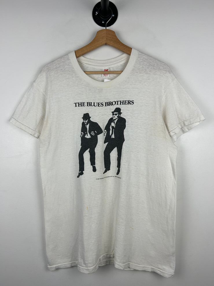 Vintage 80s The Blues Brothers White Tee