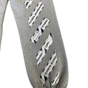 Off White Airport Tape Grey Sweatpants