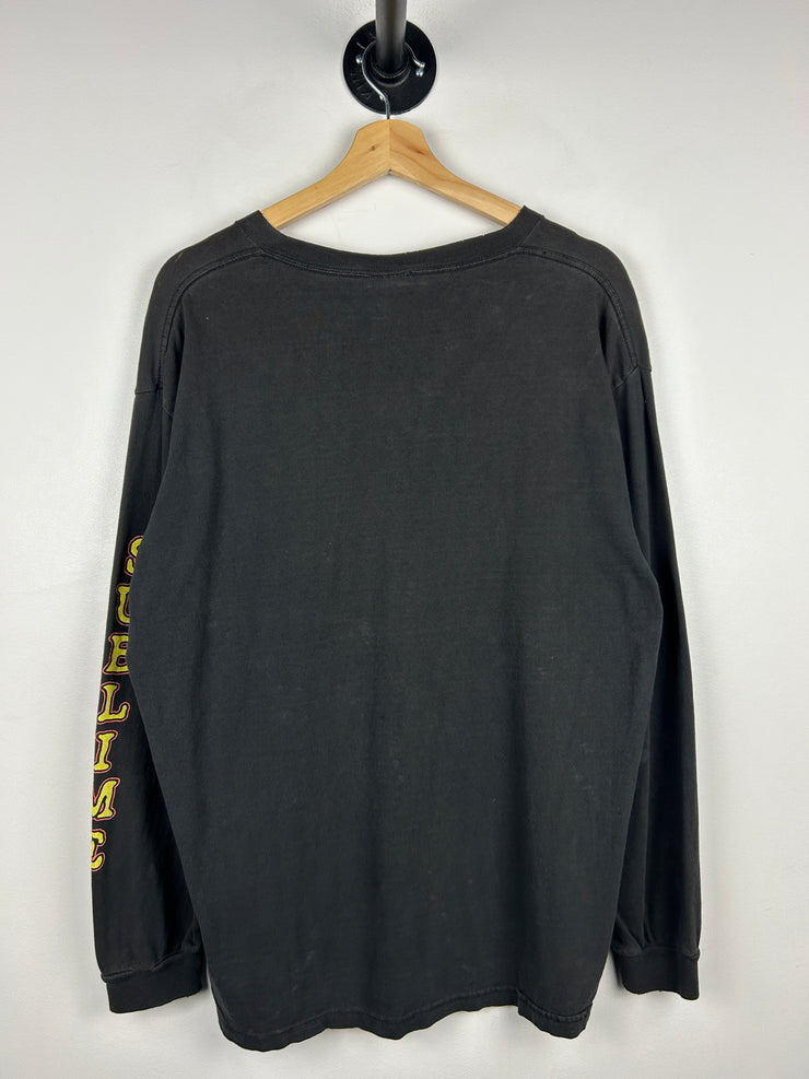 Vintage 2004 Sublime Mermaid Spellout Black Long Sleeve
