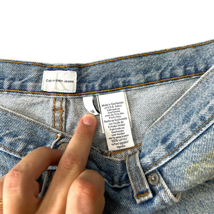 Vintage Calvin Klein Blue Denim Shorts