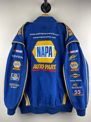 Vintage Nascar Chase Napa Auto Parts Blue Racing Jacket