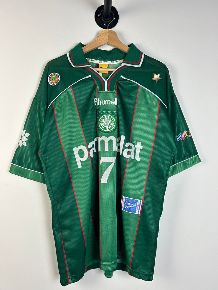 Vintage 1999 Rhumell Palmeiras Copa Libertadores Soccer Jersey