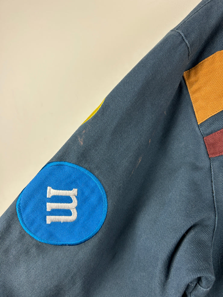 Vintage Nascar Jeff Hamilton M&M Navy Racing Jacket