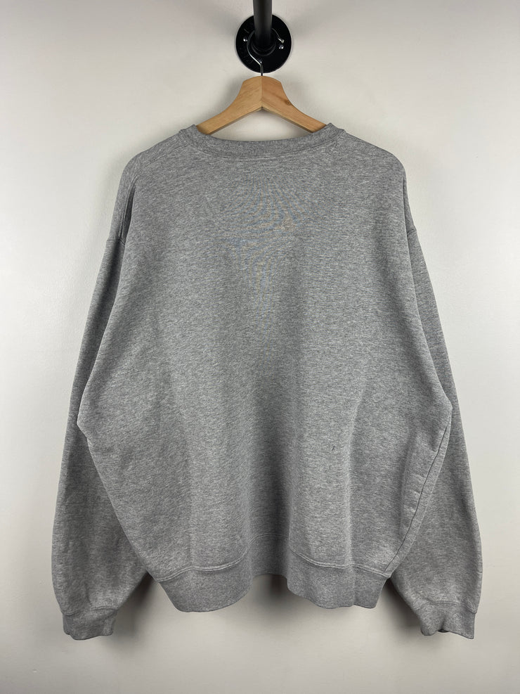 Vintage Nike Syracuse University Embroidered Grey Crewneck