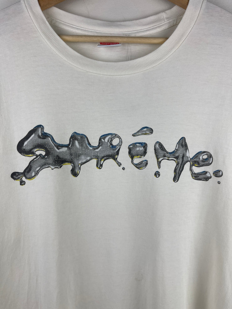 Supreme FW18 Liquid White Tee