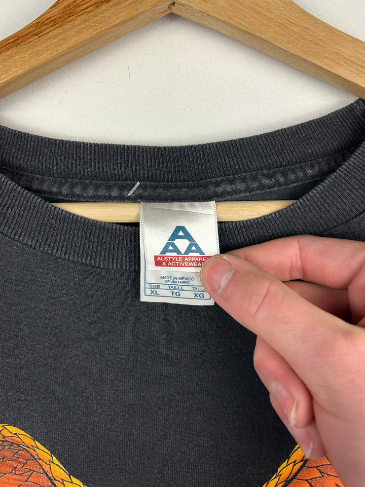 Vintage Eagle All Gave Some Some Gave All Flag Long Sleeve