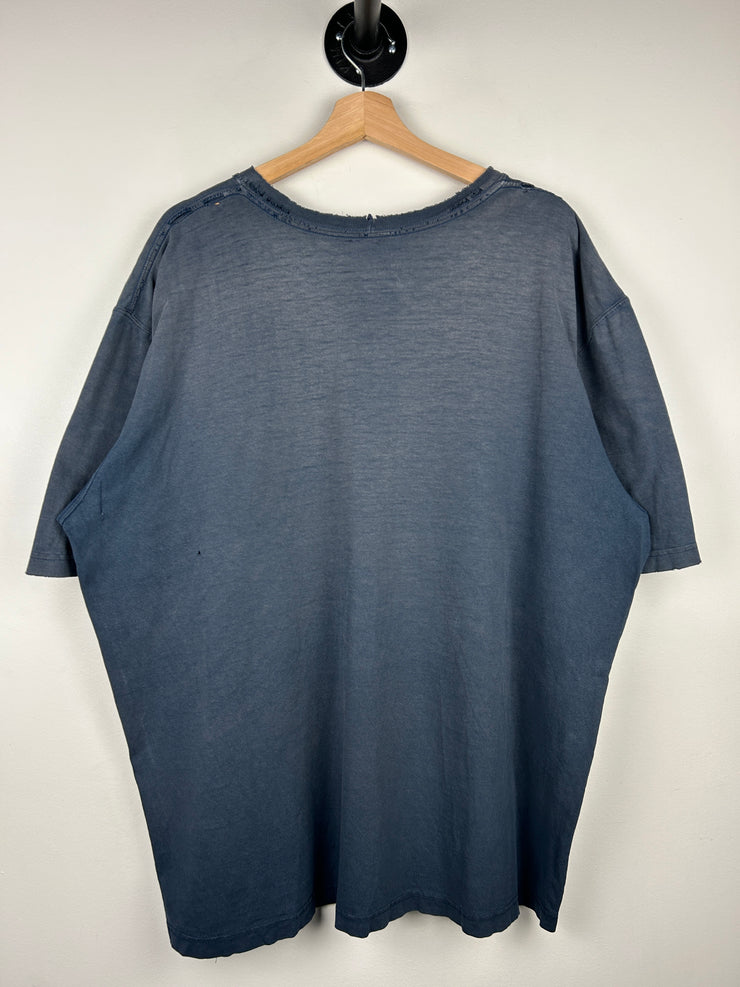Vintage Carhartt Thrashed Navy Pocket Tee