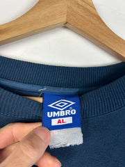 Vintage 90's Umrbo Soccer Navy Crewneck