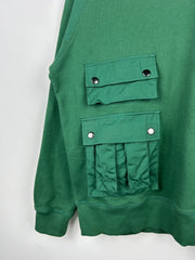 OVO Multi Cargo Pocket Green Crewneck