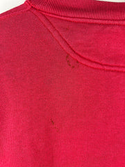 Vintage 90s Logo 7 Indiana Hoosiers University Red Crewneck