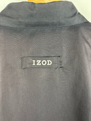 Vintage 90s Izod Golf Black Harrington Jacket