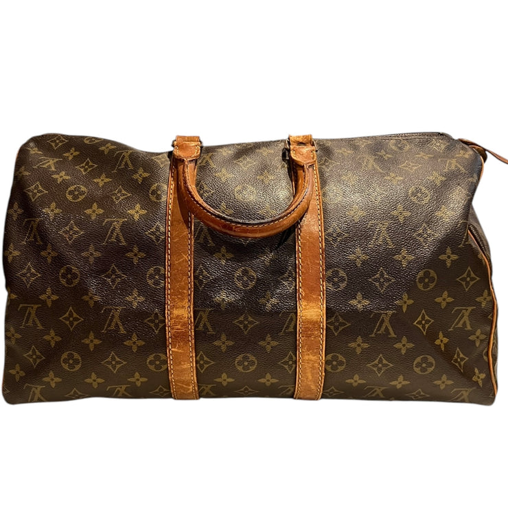 Louis Vuitton Keepall 45 Monogram Canvas Duffle Bag