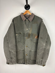 Vintage Carhartt Chore Moss Green Blanket Lined Jacket