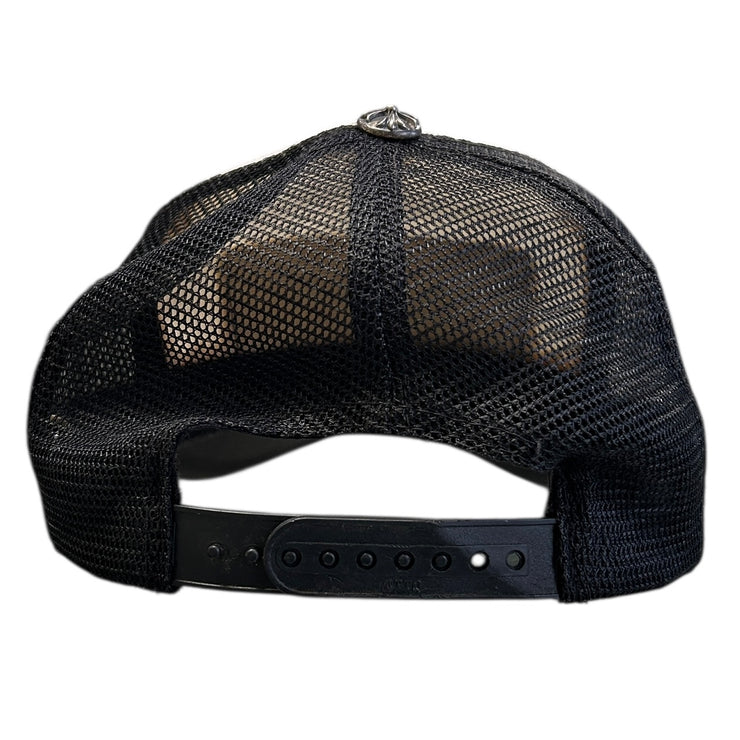 Chrome Hearts Hollywood Black & White Trucker Hat