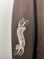 Vintage West Coast Choppers Choppers For Life Por Vida Brown Hoodie