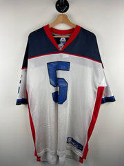 Vintage NFL Reebok Buffalo Bills Edwards White Football Jersey