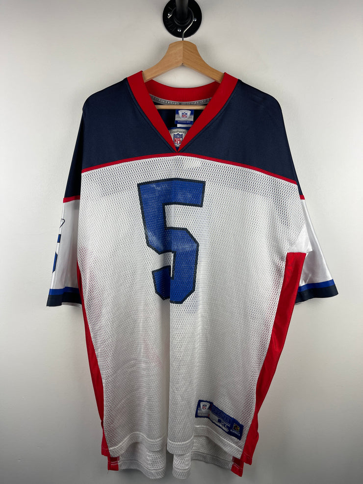 Vintage NFL Reebok Buffalo Bills Edwards White Football Jersey