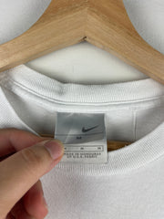 Vintage Nike Spellout Swoosh White Tee
