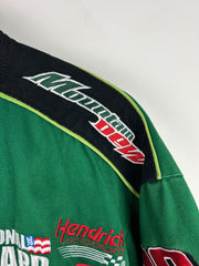 Vintage Nascar Jeff Hamilton Jr Nation Dale Jr AMP Energy Green Racing Jacket