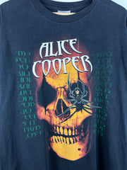 Vintage 2003 Alice Cooper Bare Bones Tour Black Tee