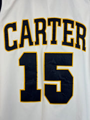 Vintage 90's High School Legends Vince Carter Mainland White Basketball Jersey