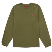 Supreme SS25 Small Box Logo Washed Olive Long Sleeve
