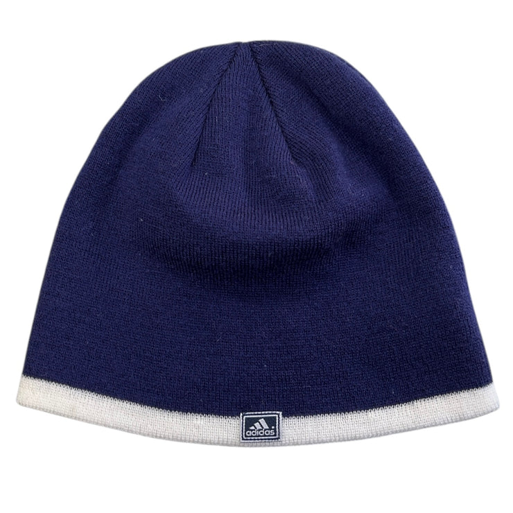 Vintage Adidas Embroidered Navy & White Beanie