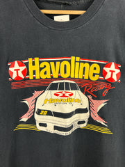 Vintage 80s Nascar Havoline Racing Black Tee