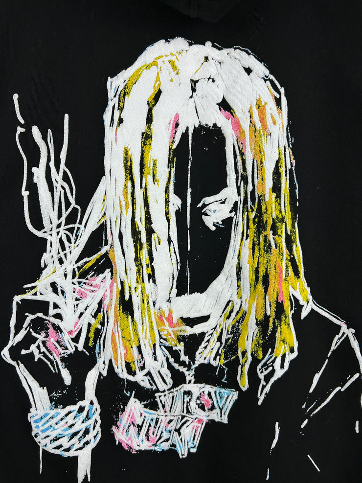 Revenge Lil Durk Painting Black Hoodie