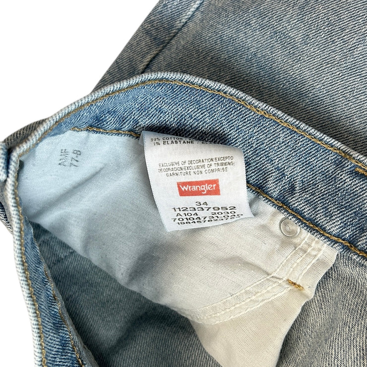 Vintage Wrangler Light Wash Blue Denim Shorts