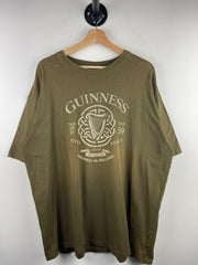 Vintage Guinness Beer Olive Green Tee