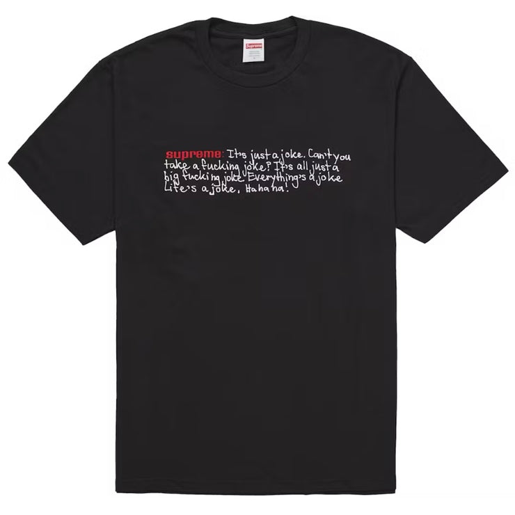 Supreme FW25 Joke Black Tee