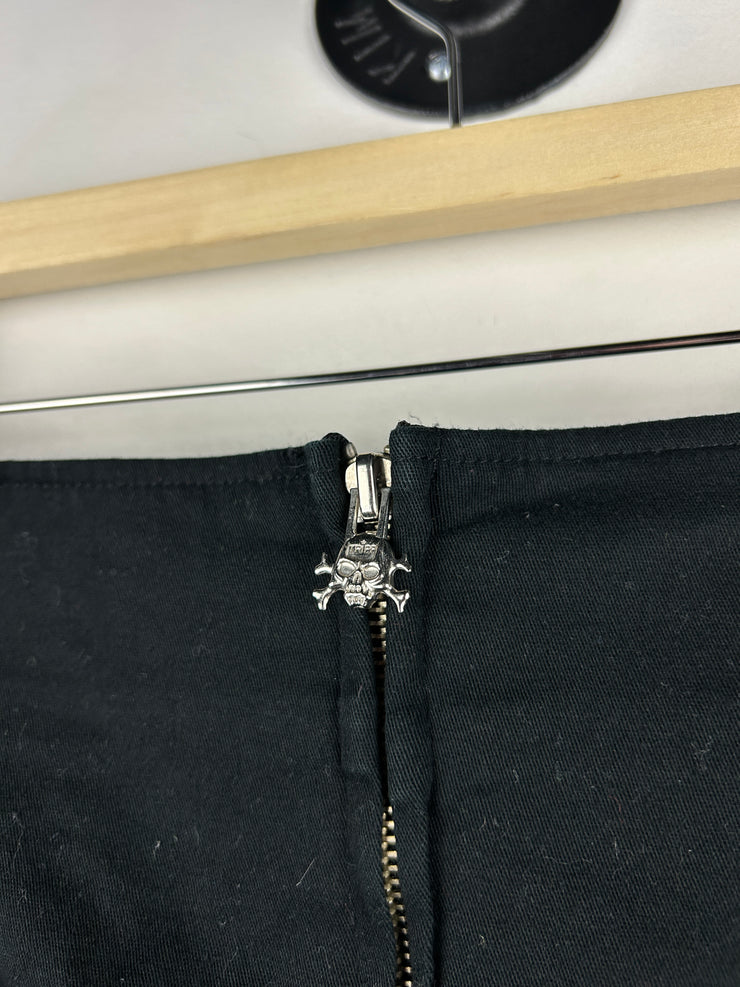 Vintage Tripp NYC Black & White Spider Web Gingham Women’s Skirt