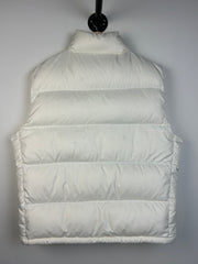 Vintage 90's Polo Ralph Lauren White Down Filled Puffer Vest