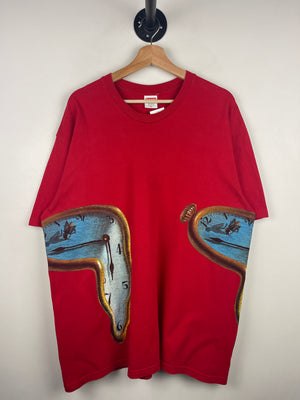Supreme SS19 The Persistence Of Memory Red Tee