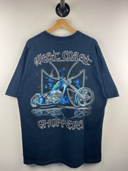 Vintage West Coast Choppers Motorcycle Navy Tee