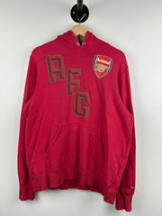Vintage Nike Arsenal Soccer Red Hoodie