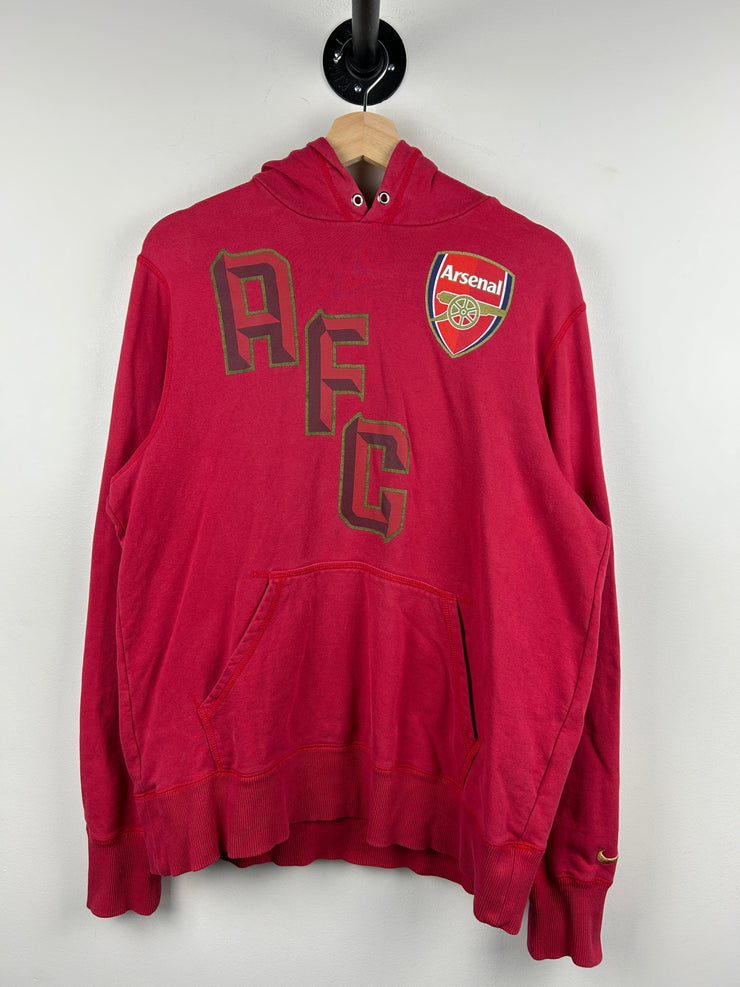 Vintage Nike Arsenal Soccer Red Hoodie