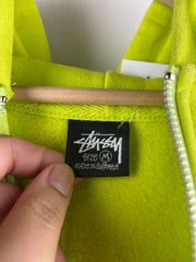 Stussy Script Neon Zip Up Hoodie