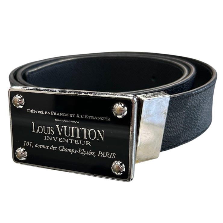 Louis Vuitton Damier Inventeur Reversible Belt