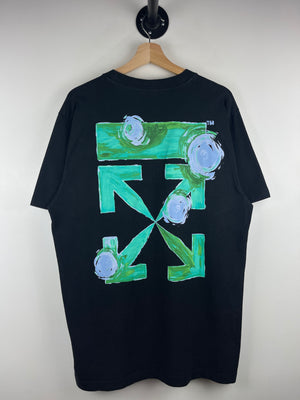 Off White Tornado Arrow Black Tee
