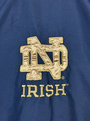 Vintage Notre Dame Irish Navy Pullover Windbreaker