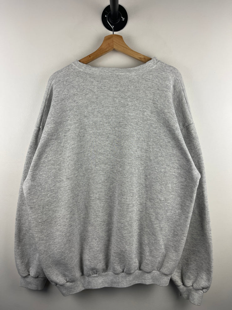 Vintage 90s NHL Columbus Blue Jackets Grey Crewneck