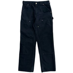 Vintage Carhartt Double Knee Black Work Pants