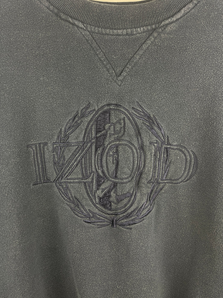 Vintage 90s Izod Golf Embroidered Tonal Navy Crewneck
