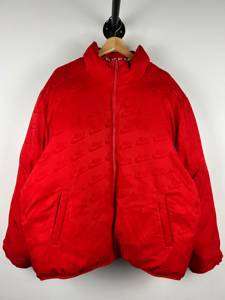 Supreme X Nike SS21 Red Reversible Puffer Jacket