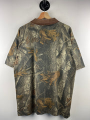 Vintage 90s Classics Real Tree Camo Polo Shirt