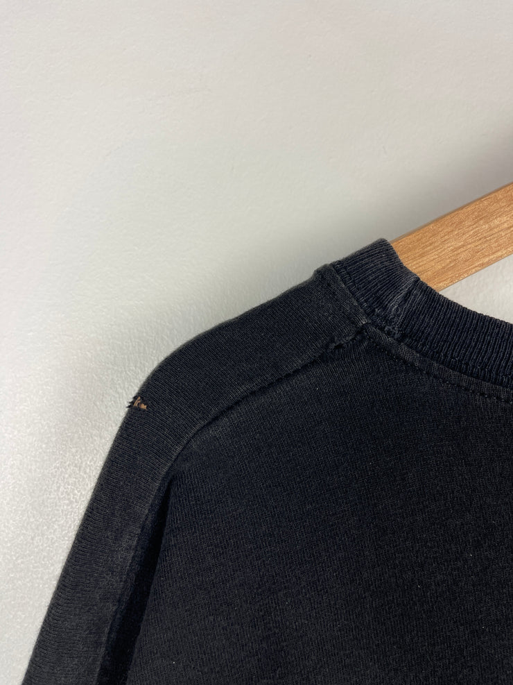 Vintage 90s Porsche Embroidered Black Tee