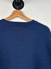 Vintage 90's Russell Syracuse Spellout Navy Crewneck