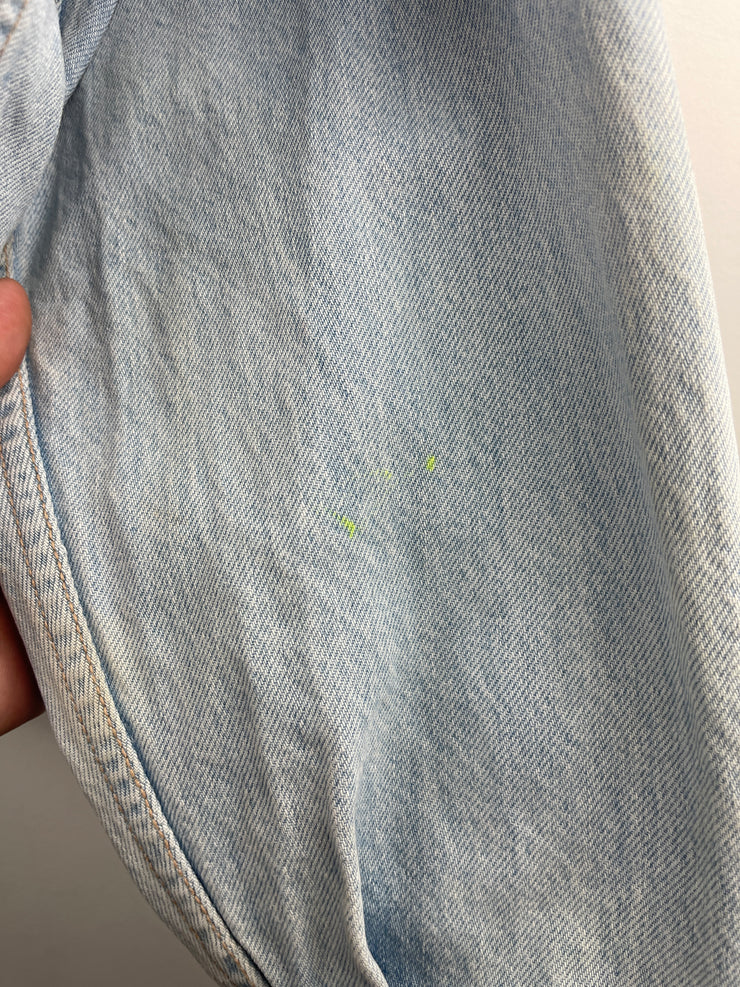 Vintage 90s Guess Light Wash Blue Denim Jacket